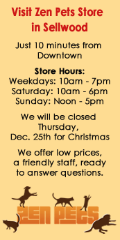 visit zen pets in Portland, oregon in sellwood